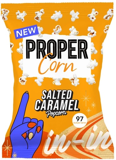 [9293] Propercorn Popcorn - Salted Caramel X 8 X 90g