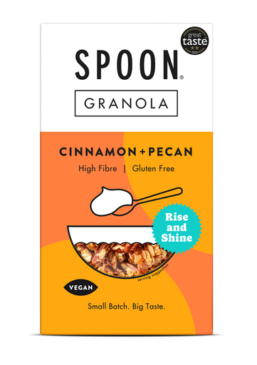 [11334] Spoon Granola - Cinnamon & Pecan X 5 X 400g