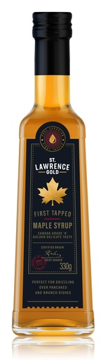 [11153] St. Lawrence Gold Maple Syrup - 1st Tapped Golden Delicate Taste X 6 X 330g