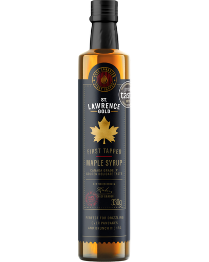 [11153] St. Lawrence Gold Maple Syrup - 1st Tapped Golden Delicate Taste X 6 X 330g
