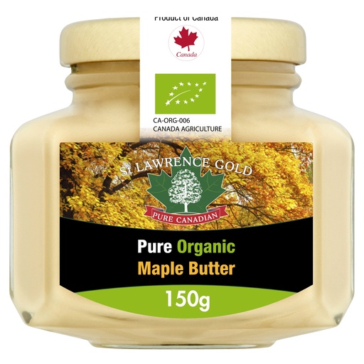 [11156] St. Lawrence Gold Maple Syrup - Organic Maple Butter X 12 X 150g