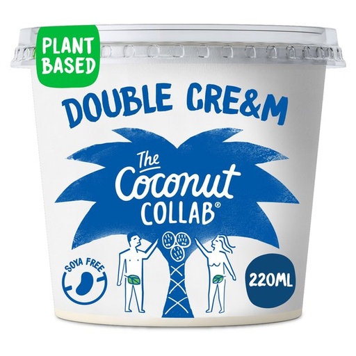 [10653] [25% OFF] The Coconut Collaborative Cream - Dairy Free Double 220ml