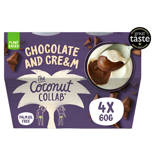 [10657] [25% OFF] The Coconut Collaborative Dessert - Chocolate & Cre&m (4x60g) 240g
