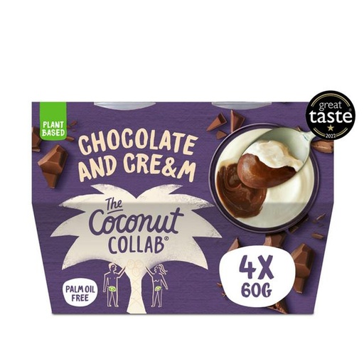 [10657] [25% OFF] The Coconut Collaborative Dessert - Chocolate & Cre&m (4x60g) 240g