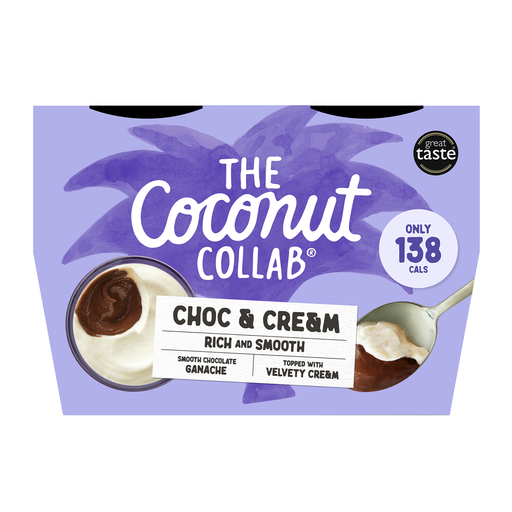 [10657] The Coconut Collaborative Dessert - Chocolate and Cream (4x60g) 240g