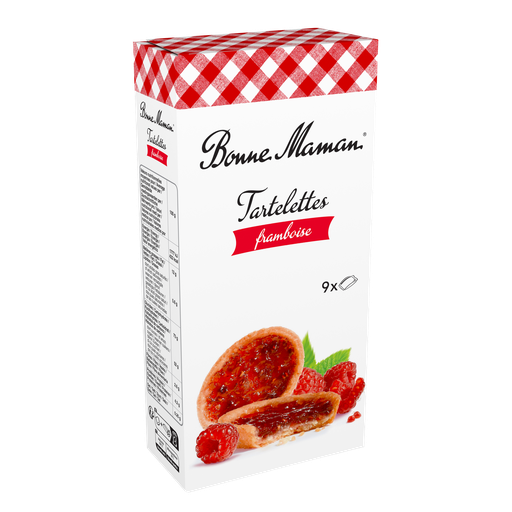 [13779] Bonne Maman Tartlet - Raspberry X 12 X 135g
