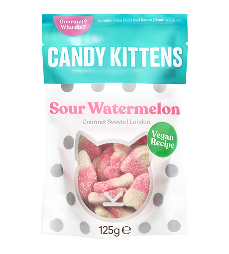 [9001] Candy Kittens Sweets - Sour Watermelon X 10 X 140g