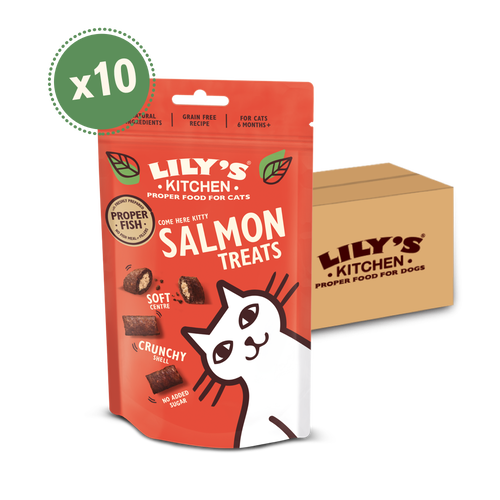 [10993] [25% OFF] Lilys Kitchen Pet Food - CAT TREAT Salmon CTPS60 X 10 X 60g