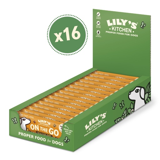[12268] [25% OFF] Lilys Kitchen Pet Food - DOG Chicken Bar DBC40 X 16 X 40g