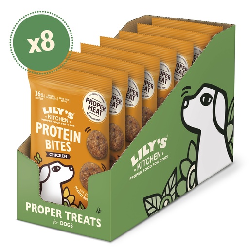 [12270] [25% OFF] Lilys Kitchen Pet Food - DOG Chicken Protein Bites DTPBC40 X 12 X 40g