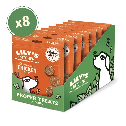 [12274] [30% OFF] Lilys Kitchen Pet Food - DOG Chicken Bites ZDTSCB70 X 8 X 70g