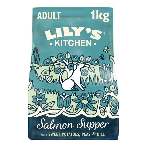 [12312] [30% OFF] Lilys Kitchen Pet Food - DOG DRY Salmon Food ZDDF1 X 4 X 1kg