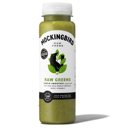 [13419] Mockingbird Raw Press Smoothie - SMALL Raw Greens 250ml