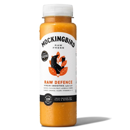 [13420] [20% OFF] Mockingbird Raw Press Smoothie - SMALL Raw Defence 250ml