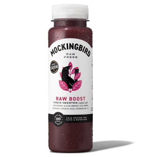[13421] [20% OFF] Mockingbird Raw Press Smoothie - SMALL Raw Boost 250ml