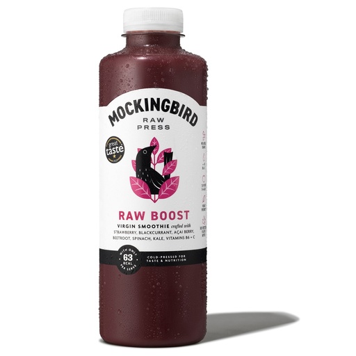 [13424] Mockingbird Raw Press Smoothie - LARGE Raw Boost 750ml