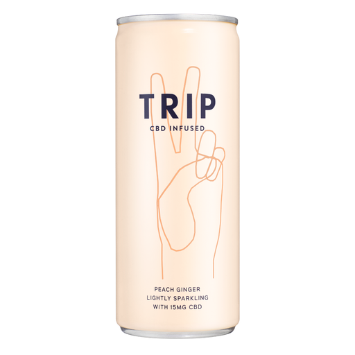 [10640] [25% OFF] Trip CBD Infused Drink - Peach Ginger X 12 X 250ml