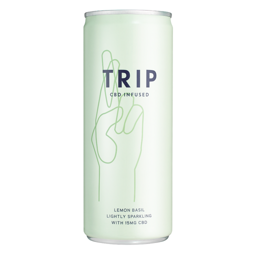 [10641] [25% OFF] Trip CBD Infused Drink - Lemon Basil X 12 X 250ml