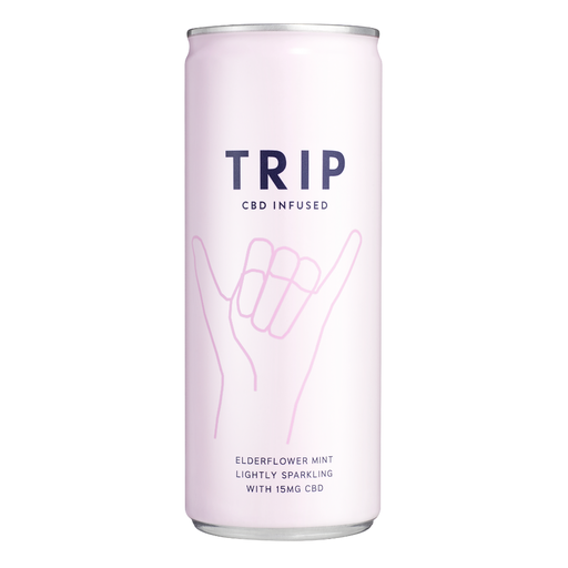 [10642] [25% OFF] Trip CBD Infused Drink - Elderflower Mint X 12 X 250ml
