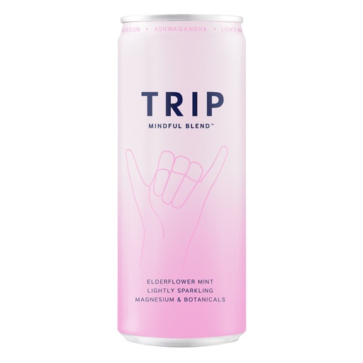 [13553] [25% OFF] Trip Mindful Blends Drink - Elderflower Mint X 12X 250ml
