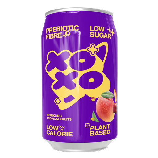 [14030] XOXO Prebiotic Sparkling Soda - Tropical X 12 X 330ml