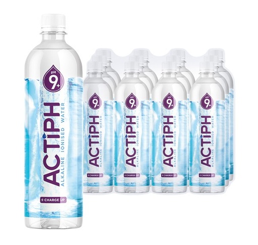 [11735] [20% OFF] Actiph Alkaline PH 9 Water - BOTTLE LARGE 12 X 1L