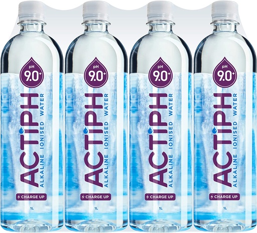 [11735] Actiph Alkaline PH 9 Water - BOTTLE LARGE 12 X 1L