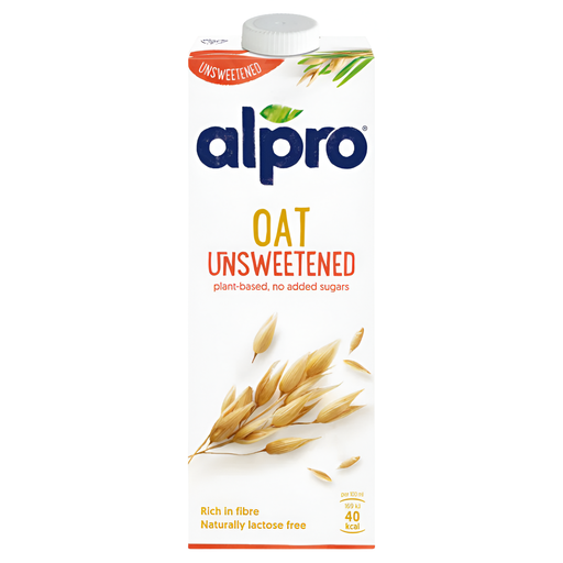[13536] Alpro Plant Based Milk - Oat Unsweetened X 8 X 1L