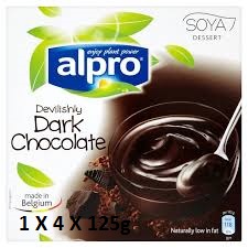 [1020] Alpro Soya Desserts - Dark Chocolate (4x125g) 500g