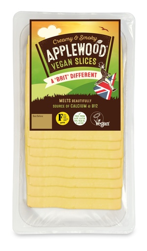 [11198] Applewood Cheese - Vegan Slices 200g