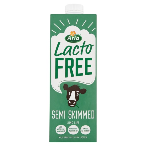 [11962] ARLA Lactose Free Milk AMBIENT - Semi Skimmed 1.5% UHT X 10 X 1L