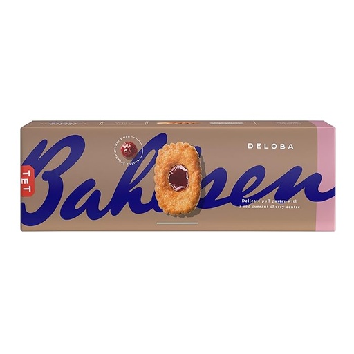 [12765] Bahlsen Cookies - Deloba Redcurrant Puffs X 12 X 100g
