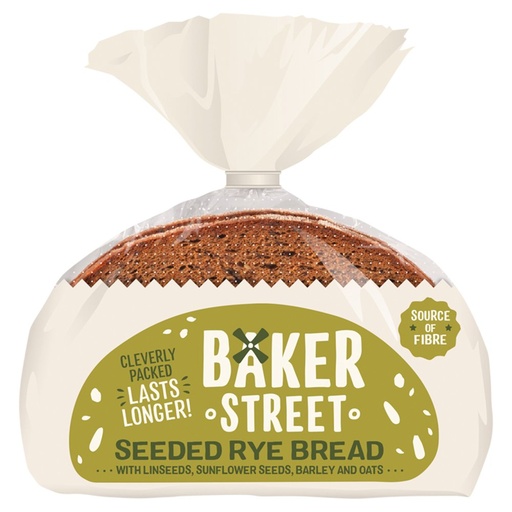 [13807] Baker Street Bread - Seeded Rye 500g