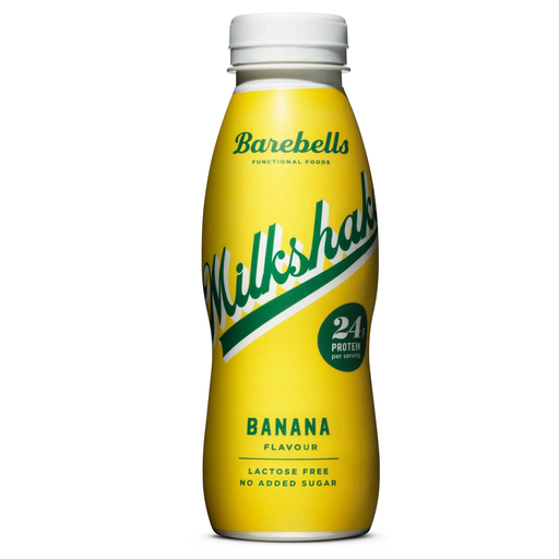 [13182] Barebells Milkshakes - Banana X 8 X 330ml