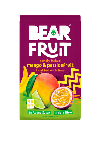 [13894] [15% OFF] Bear Baked Fruit - LARGE Mango and Passionfruit X 7 X 85g