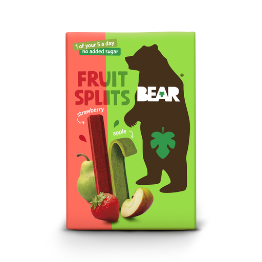 [13969] Bear Fruit Splits MPK - Strawberry and Apple X 8 X (5x20g)