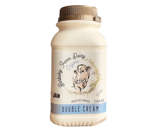 [12740] [PRE-ORDER] Berkeley Farm Dairy Organic Cream - Double 250ml