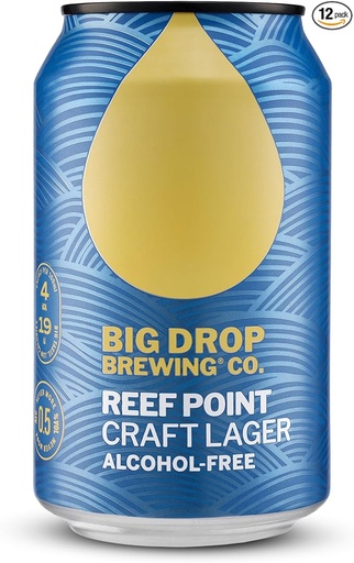 [12758] Big Drop Non Alcoholic Beers - Reef Point 0.5% ABV X 12 X 330ml