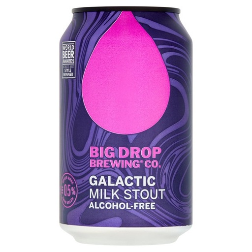 [13089] Big Drop Non Alcoholic Beers - Galactic Stout 0.5% ABV X 12 X 330ml