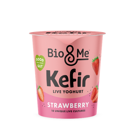 [14069] Bio and Me Kefir Yogurt - LARGE Strawberry 350g