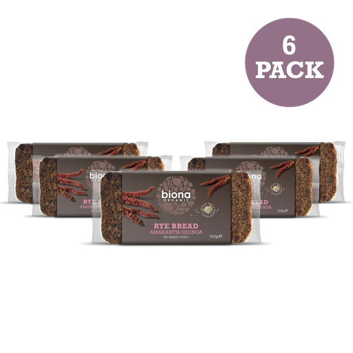 [3063] Biona Organic Bread - Rye Amaranth Quinoa X 7 X 500g
