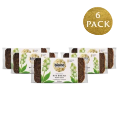 [3069] Biona Organic Bread - Rye Hempseed X 7 X 500g
