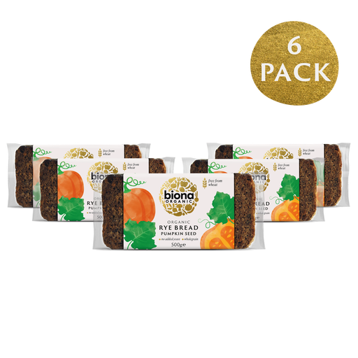 [3071] Biona Organic Bread - Rye Pumpkinseed X 7 X 500g