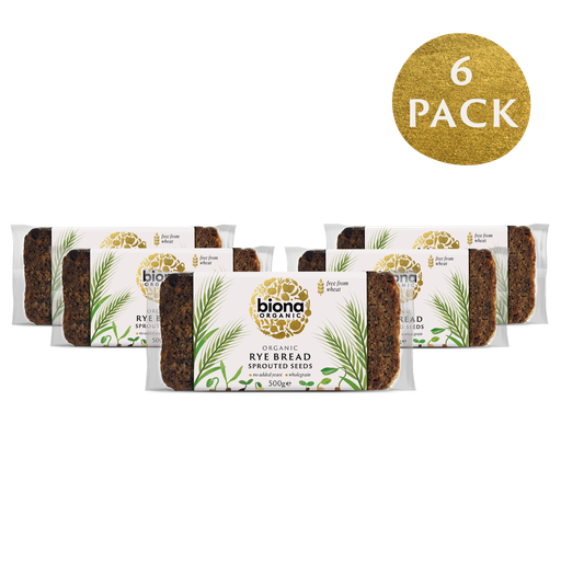 [3073] Biona Organic Bread - Rye w/Sprouted Seeds X 7 X 500g
