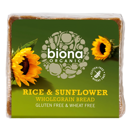 [8580] Biona Organic Bread - Rice & Sunflower Seed X 6 X 500g
