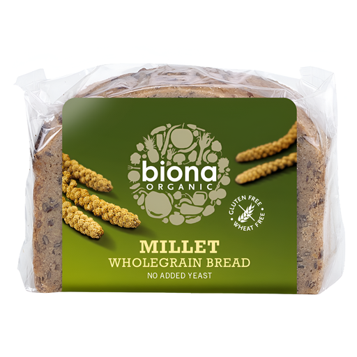[5676] Biona Organic GF Sliced Bread - Millet Bread X 6 X 250g
