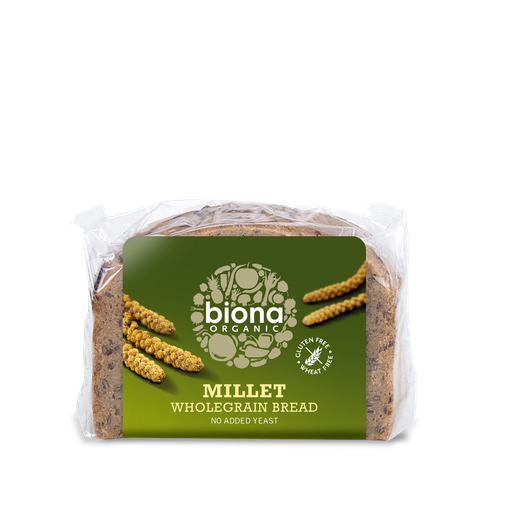 [5676] Biona Organic GF Sliced Bread - Millet Bread X 6 X 250g
