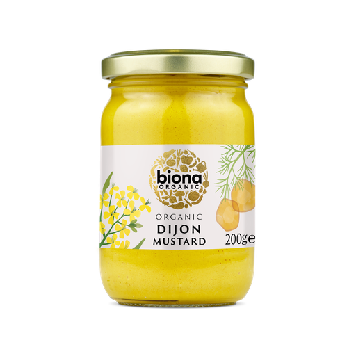 [4492] Biona Organic Mustard - Dijon X 6 X 200g