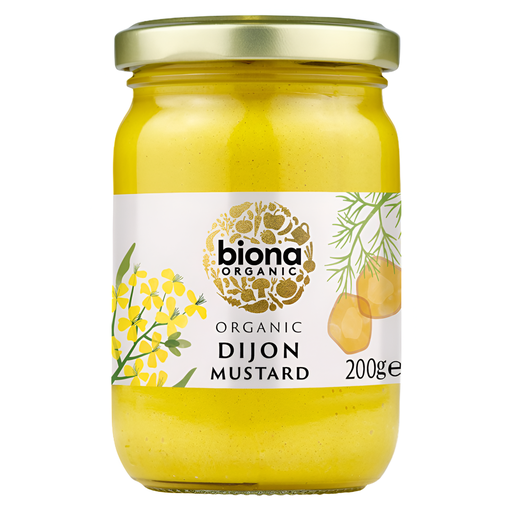 [4492] Biona Organic Mustard - Dijon X 6 X 200g