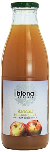 [4843] Biona Organic Pressed Fruit Juice - Apple X 6 X 750ml